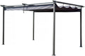 Pérgola, 3 × 4 m, gris, para el jardín, Habitat et Jardin