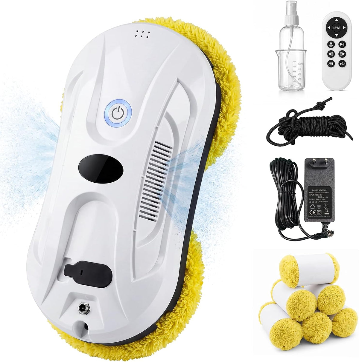 Aspirador 5600Pa, vidrio, CISSIYOG