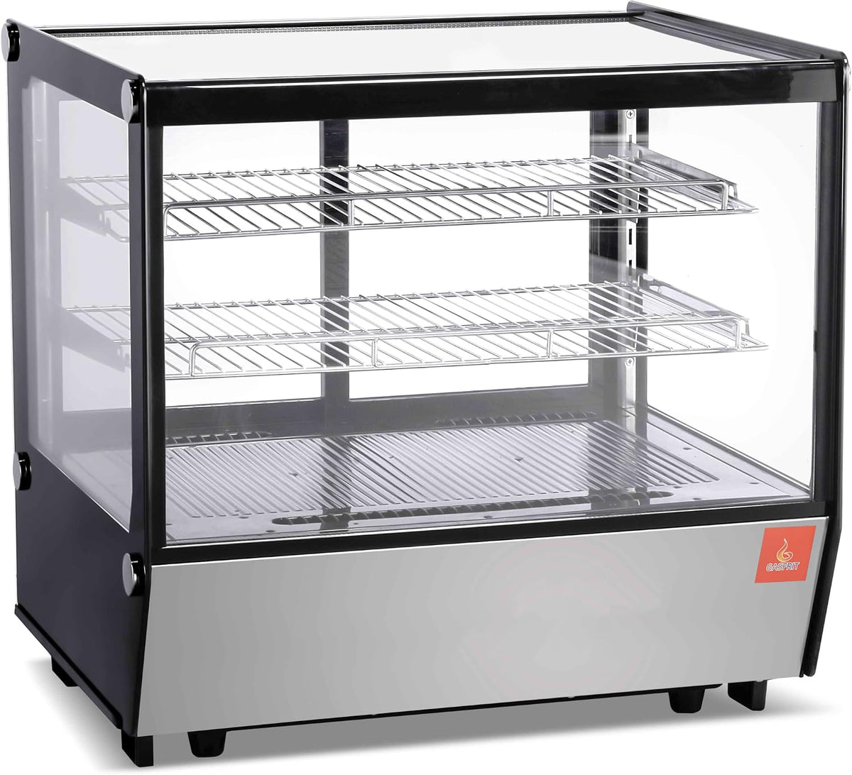 Neveras de exposición R290, 2–8 °C, con iluminación LED, regulable, con estantes, vidrio, GASFRIT