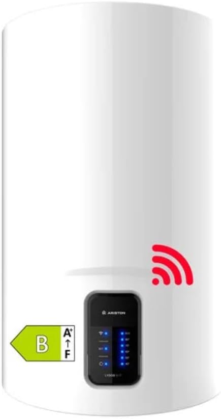 Calentador de agua, 50 L, con WiFi, control inteligente, Ariston